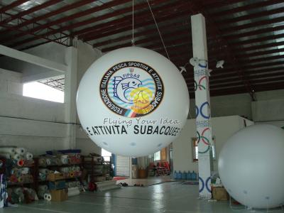 O hélio à prova de fogo inflável personalizado da propaganda balloons com impressão protegida UV