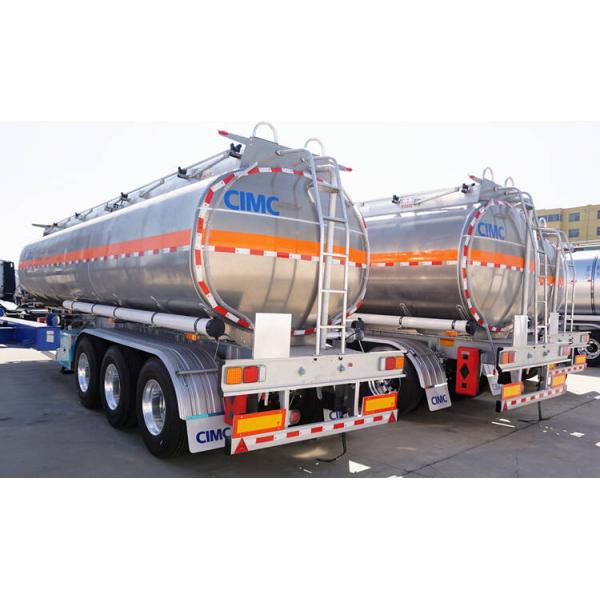 Lightweight Fuel 3 BPW Axle 46m3 Aluminum Tanker Trailer