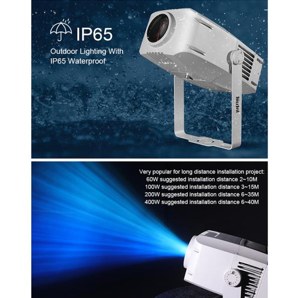 Outdoor IP65 Water Wave Effect Projector | RGBW LED, 60W to 400W Options, DMX512, Moving Ripple Light for Facades, Gardens
