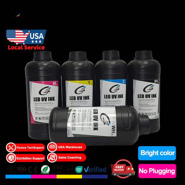 Weather Resistance G6 G5 G4 UV Printing Ink Acrylic Hard Printer Ink for Ricoh Printhead