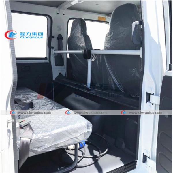 camiones de reparto de 2T 3T ISUZU Double Row Frozen Meat