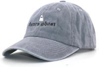 High Profile Crown Embroidery Caps Comfortable Fit 23.6 Inch