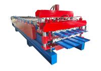 Telhando o rolo vitrificado folha da dupla camada da telha que forma a máquina 5.5kw para o material de construção