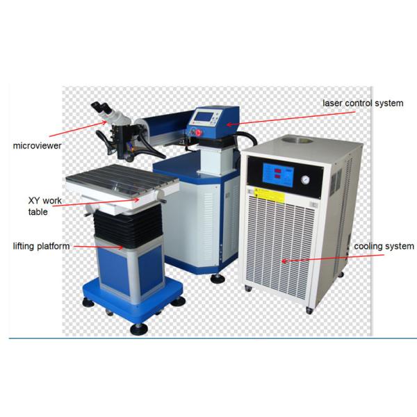 Gold Jewelry Mould Laser Welding Machine Automatic With Adjustable Working Table