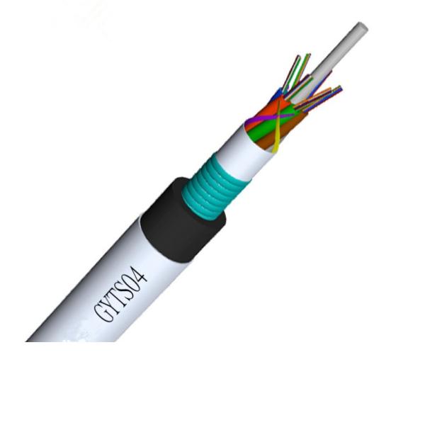 Duct Aerial Armored 48 Pair Fiber Optic Cable Aluminum Tape Metallic Strength Member