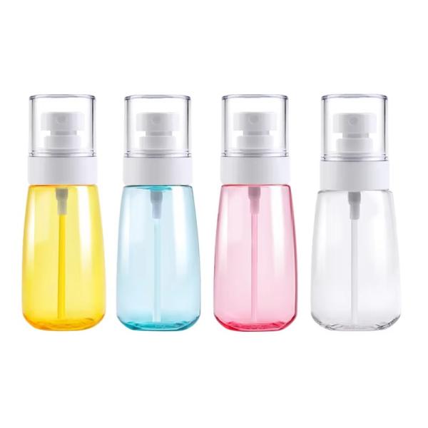 30ml 60ml 80ml 100ml PET PP Cosmetic Pump Bottle Custom Printed Wholesale (MC-415)
