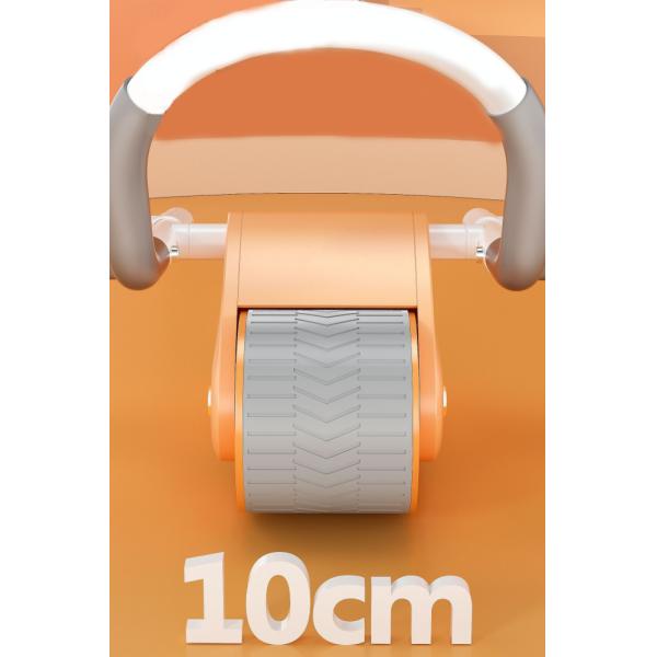 Home Workout Arms 10cm Fitness Ab Wheel Abdominal Automatic Rebound Rollers