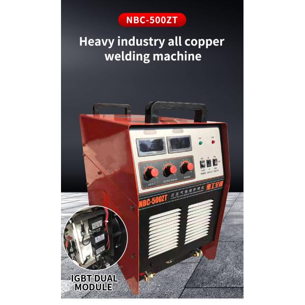 500 Amp NBC-500ZT Industry Mig Welding Machine Dual Module Dual Call Copper Reactance