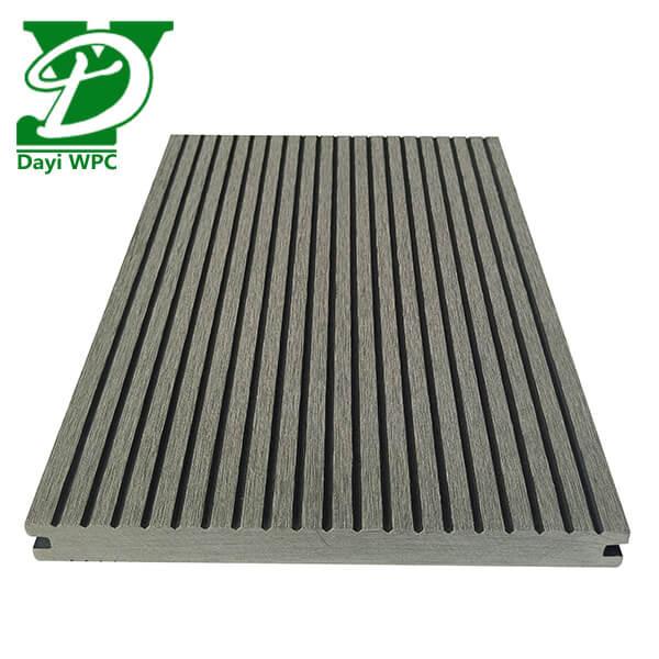 Moderno Solid WPC Decking Resistência ao desgaste WPC Deck Flooring Anti Mofo