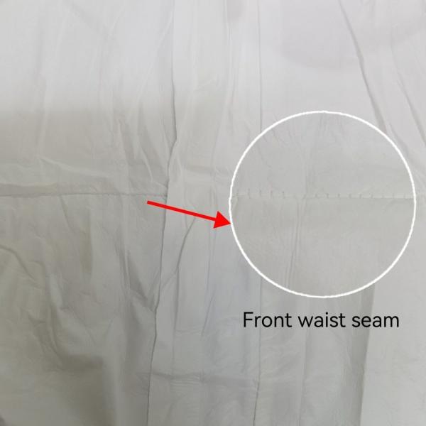 Traje desechable anti-espuma anti-estático a prueba de agua para un stock adecuado