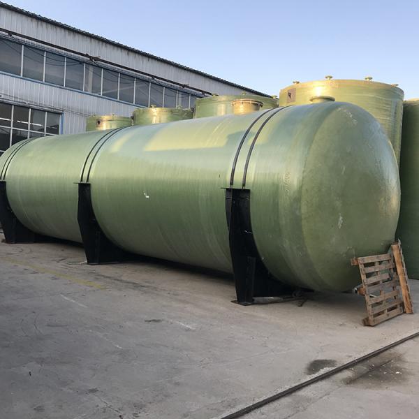 1600mm*2750mm Durable FRP Horizontal Tank Wastewater Treatment 1300 Gallon