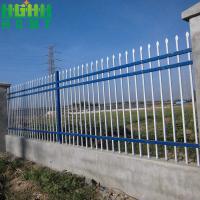 Fábrica de fornecimento novo design pátio piscina decorativa preto revestido de PVC vedação tubular de aço