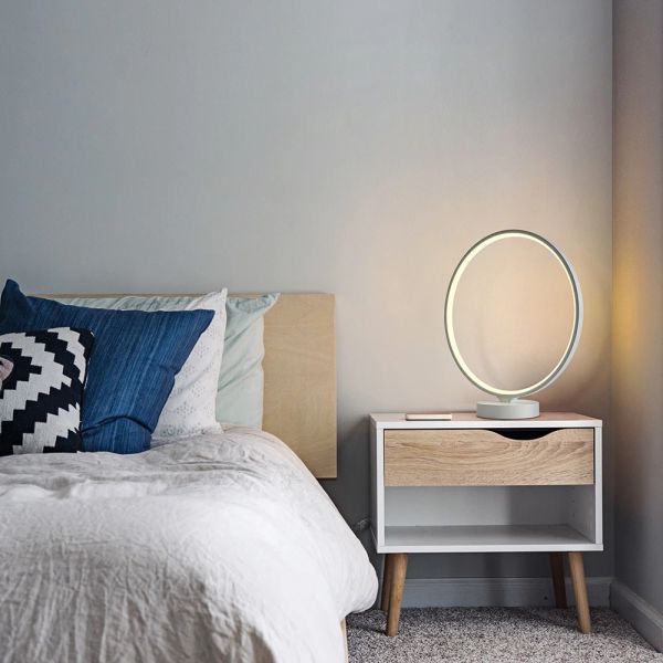 Remote Control 3000K Color Temperature 8W LED Table Lamp Modern Mood Lamp for Bedroom and Hotel