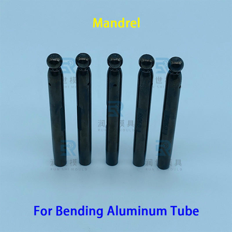 CNC Return Bend Machine Spare Parts Titanium Coated Pipe Bending Mandrel for Φ12mm Aluminum Pipe