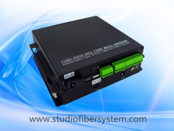 8CH stereo audio over fiber extenders with Phoenix interface for 8CH digitally encoded stereo audio to 10~120KM