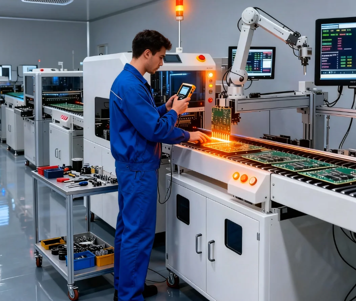 PCB Intelligent Inspection and Placement production Line (Online Quality Control Type)