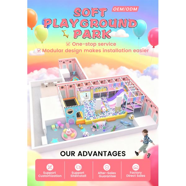 Soft Playground Park 258㎡ – Custom Indoor Playground with Full One-Stop Service