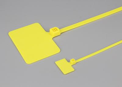 DEMOELE 7*290mm custom colorful large size lable tag flag cable ties marker with 75*50mm tag