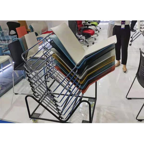 BIFMA Test PP Plastic Rolling Office Chair 200kg Bearing