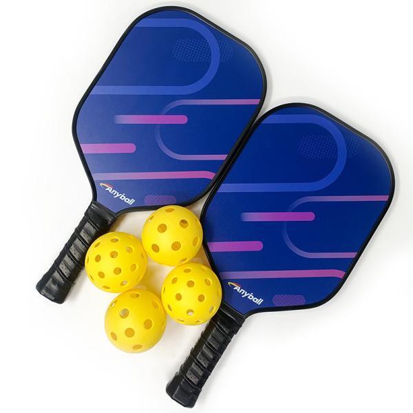 Wholesale Custom Pickleball Paddle Set With Pickleball Paddle Cover Fiberglass