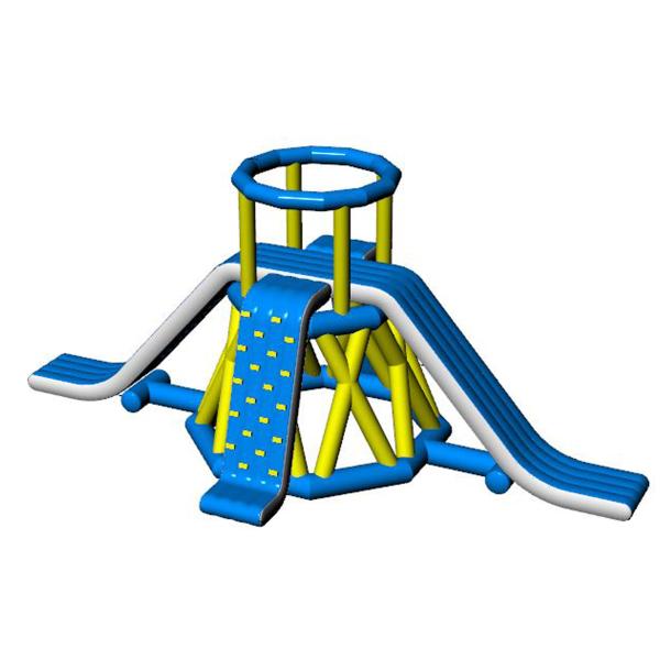 0.9mm Pvc Tarpaulin Inflatable Aqua Park / Blow Up Water Park For Outdoor