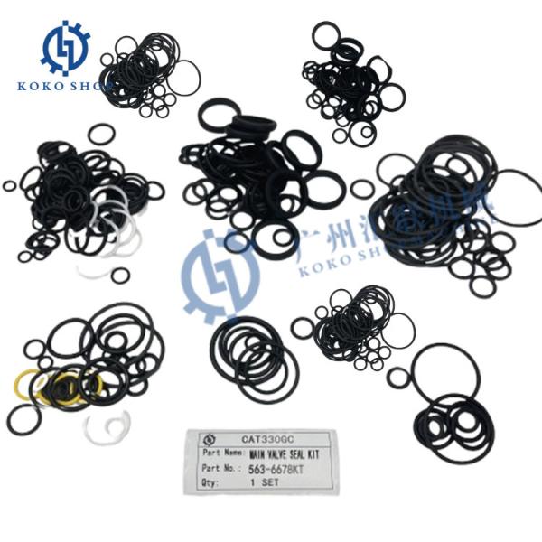 330GC Control Valve Seal Kit 563-6678KT Excavator Control Valve Seal Kit Hydraulic Cylinder Main Pump Control Valve Repair Kit