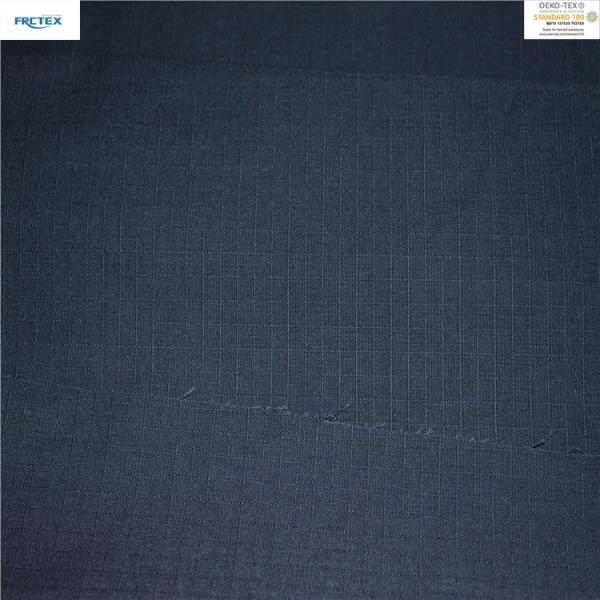 CVC 6040 Anti Acid Alkali Resistance Poly Cotton Ripstop Fabric Navy Blue