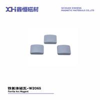 Magnetos de segmento de arco de solo úmido Magnético permanente Ferrite para motor universal W2065