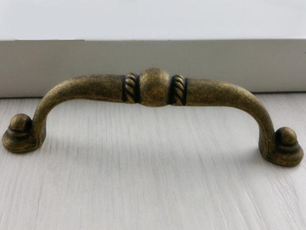 Roma Style Kitchen Cabinet Handles And Knobs, Matte Black Wardrobe Handles Arched Drawer Pulls