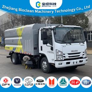 Euro 6 Emission Standard Road Sweeper Truck with 105% Sweeping Efficiency and Stainless Steel Tank
