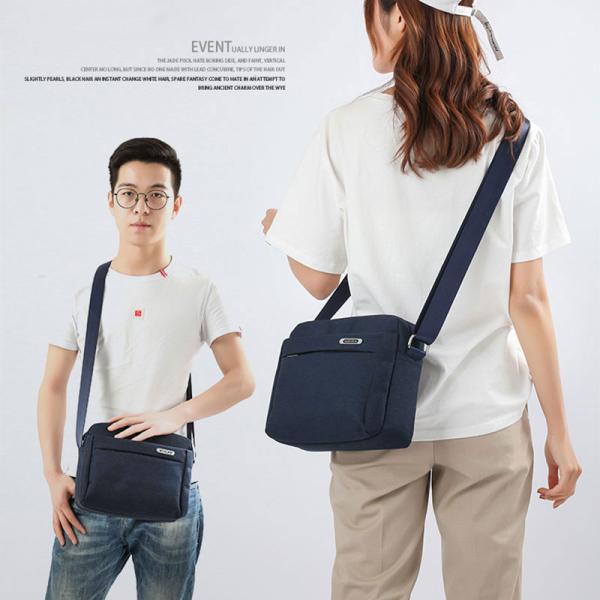 3 Colors Men Business Shoulder Bags Waterproof Nylon Casual Black Crossbody Bag
