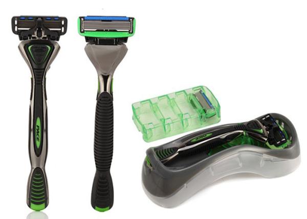 6 Blades  razor for shaving , Pace 6 blue lubricating strip Razor Cartridges