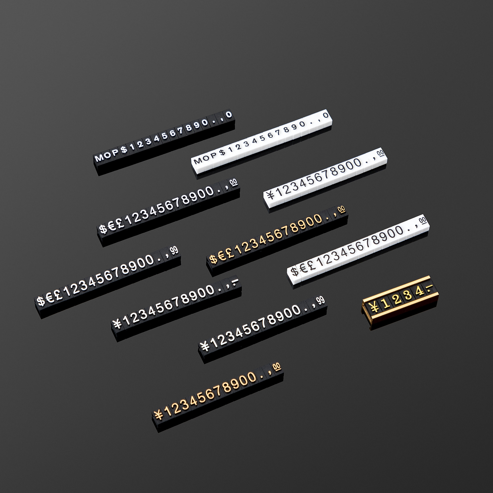 AP1-5-3 Flat Relief Digital Price Tag 5*3mm 170 штук в упаковке