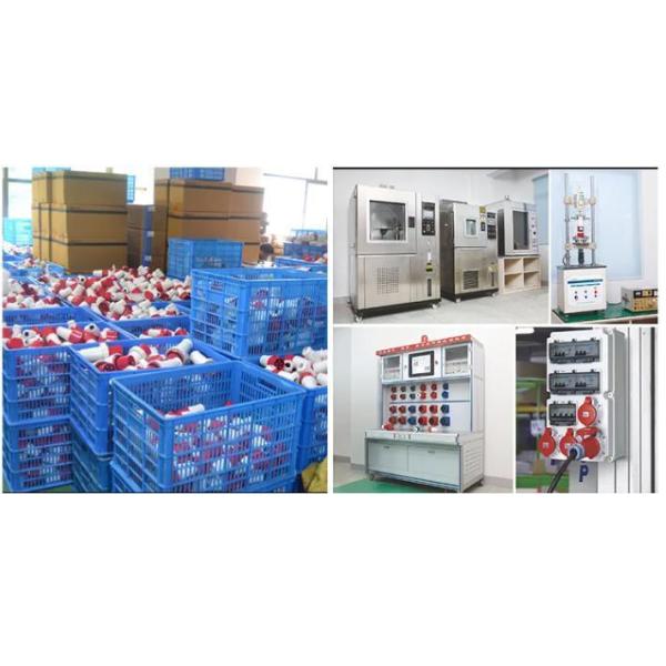 16A 32A Enchufe y toma industrial montada en panel para conexiones masculinas y femeninas IP44