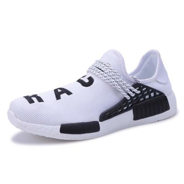 Fly Knit TPR Bottom Mens Breathable Running Shoes Low Cut Upper
