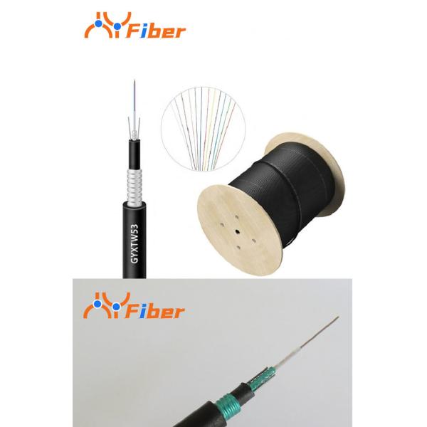 53-4B1 GYXTW Fiber Optic Cable Center Beam Tube Double Sheath Rodent Proof