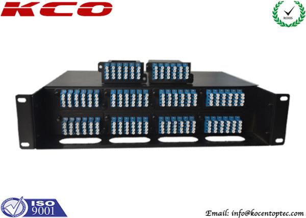 MTP MPO Fiber Optic Truck Patch Cable Patch Panel Rackmountable 19'' LC 192 Cores
