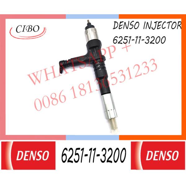 本物の新しいディーゼル ノズルの燃料噴射装置095000-6640 6251-11-3200 6251-11-3201For小松SAA6D125E-5C/5Dエンジン