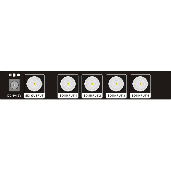 3G 1920x1080 3Gbps 4 X 1 SDI Signal Switcher