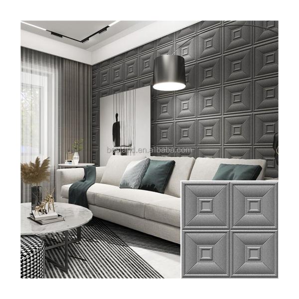 Nursery Room And Bathroom Wall Stickers 3D Foam 70x70 PE Foam Wallpaper