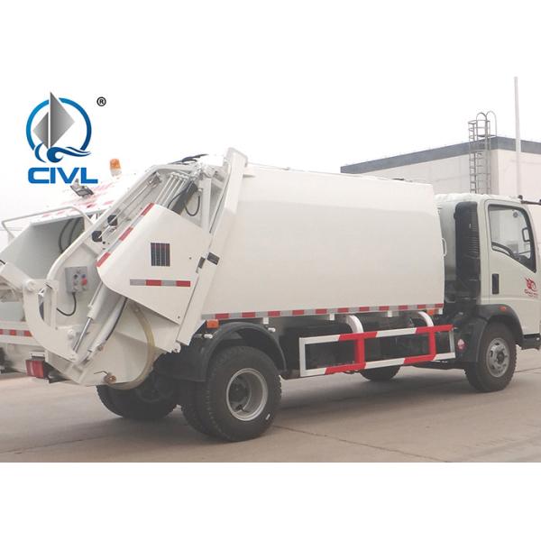 8m3 4x2 Compressed Garbage Truck Engine 200hp Dustbin Lorry Truck