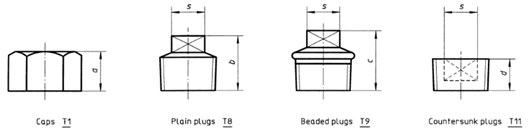 ASME B1.20.1 Stainless Steel Pipe Fittings Hexagon Head Threaded Plug ASTM A351