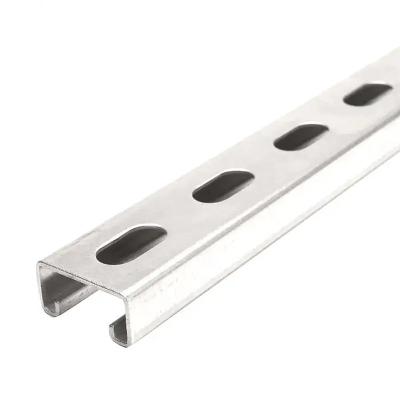 Stainless Steel SS Unistrut 6Ft Slotted C Channel Anti Earthquake