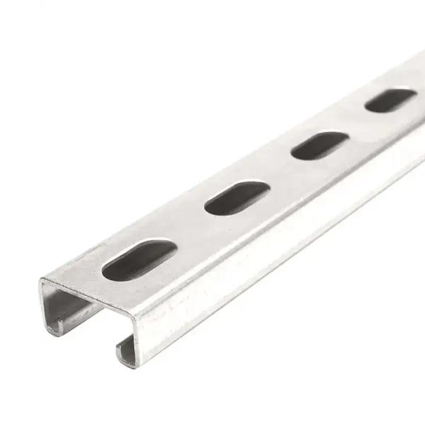 Stainless Steel SS Unistrut 6Ft Slotted C Channel Anti Earthquake