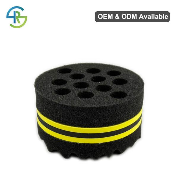 Eco Friendly Round Men Hair Sponge OEM Curling Sponge For Short Hair