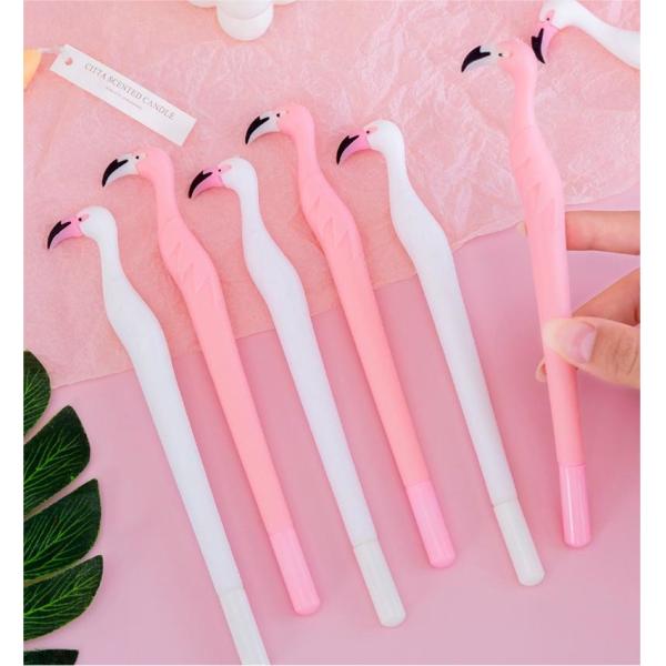 0.5mm Bureau stylo Flamingo Gel encre noire Cartoon mode stylo cadeau neutre