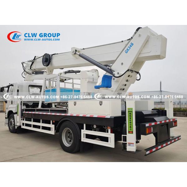 ISUZU GIGA 34-Meter Insulated Aerial Work Truck with Dielectrically Insulated Bucket and Articulated Folding Arm