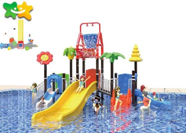 Fun Colorful Children'S Outdoor Water Slides Eco Friendly For Community