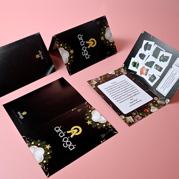 Après-vente Commentaires Avis Carte postale personnalisée de luxe Cartes de remerciement pour les petites entreprises