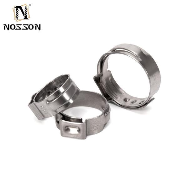 ZINC Finish General Industry Stepless Car Hydraulic Air Single Ear Stainless Steel 201 304 316 Hose Clamp Heavy Duty Clamp